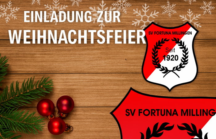 Einladung zur Weihnachtsfeier 2025